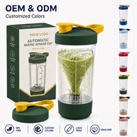 Bouteille shaker électrique 450 ml en gros, tasse à protéines à mélange automatique avec échelle de mesure, couvercle sportif – Fabricant et fournisseur