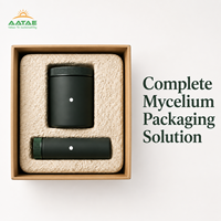 Solutions d'emballage personnalisées en mycélium intégré – Kits cadeaux éco-chics – Emballage de luxe ignifuge et biodégradable pour les marques de beauté