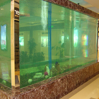 Aquarium 5 en 1 en verre incurvé, mini réservoir de poissons, usine économique