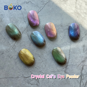 BOKO-pigmento camaleón ojo de gato para uñas, macaron polvo magnético, Serie de color <span class=keywords><strong>nude</strong></span>, venta al por mayor de fábrica - Product Image 2