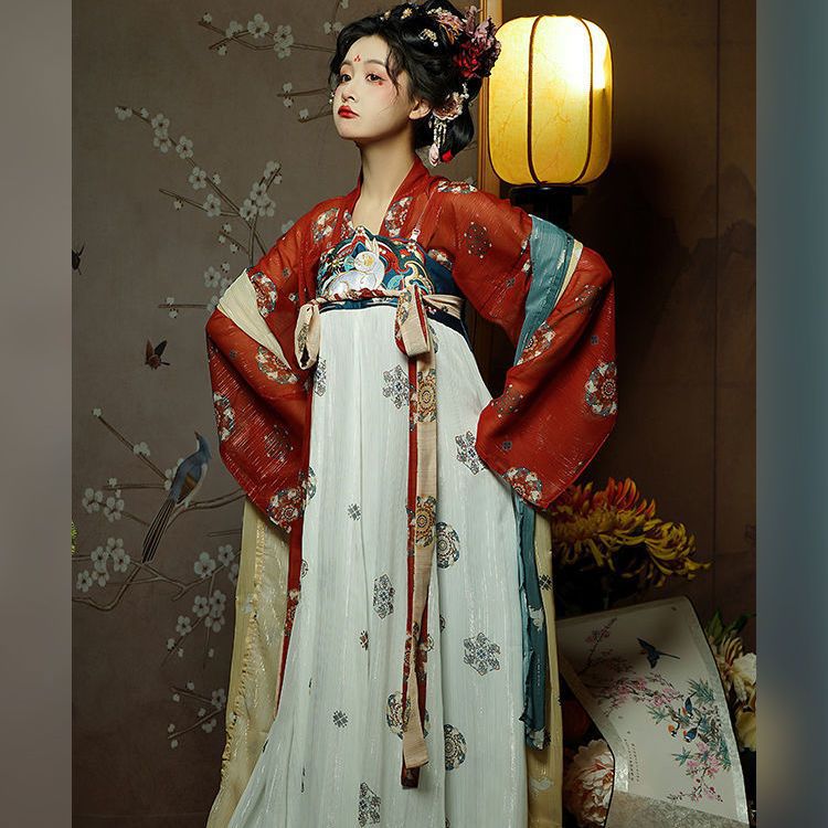 2024 Hanfu Stage Wear Hot Tradicional China Long Sleeve Dress Dancer Outfit  Traditional Chinese Cosplay Costumes for Women