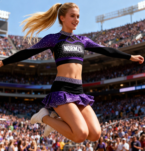 Uniformes <span class=keywords><strong>de</strong></span> cheerleading sur mesure, col halter, noir, pour adultes, <span class=keywords><strong>tenue</strong></span> <span class=keywords><strong>de</strong></span> cheerleader personnalisée pour femmes et filles - Product Image 5