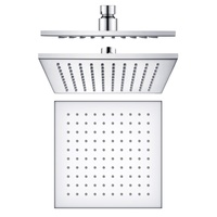 Pommeau de douche carré de 8 pouces à effet pluie, monté au plafond, pour salle de bain et hôtel