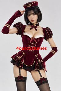 Robe de fête d'anniversaire Rose-Team, costume d'Halloween pour enfant, robe Anna à prix réduit - Product Image 5