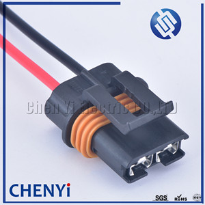 <span class=keywords><strong>2</strong></span>-poliger, abgedichteter elektrischer Kfz-Steck verbinder 12033769 12034269 für Metri-Pack 630-Lüfterst ecker mit 15-cm-Drähten - Product Image 1