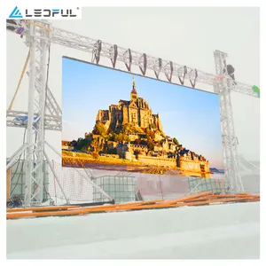 Ultra Thin P3.9 Aluguer Indoor Clear LED Video Display Screen Tela Grande Com Die Casting Alumínio Gabinete Fácil de Instalar