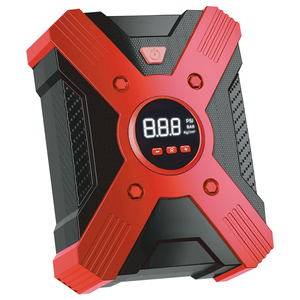 Compresseur d'air numérique 12V robuste avec manomètre 100 PSI U23003, gonflage rapide pour la conduite quotidienne, alimenté par un moteur haute efficacité - Product Image 4