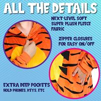 Combinaison ajustée pour adulte - Costume animalier - Polyester peluche - Unisexe - Costume de cosplay une pièce pour Halloween - Pour femmes et hommes - Lavage en machine