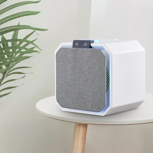 Portable Mini UV Household Air Purifier <b>with</b> <b>USB</b> & Desk Stand Plastic Filter Manual Power Source US Plug Type - Product Image 2