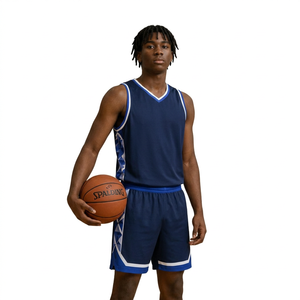 Tenues de basketball personnalisées Poxiol : Ensemble maillot et short sublimés avec logo, nom et numéro d'équipe pour les commandes en gros des équipes scolaires, des clubs et des équipes jeunes. - Product Image 5