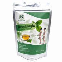 Thé Détox Minceur Rapide Ventre Plat aux Feuilles de Séné, Sachets Triangulaires, Marque Privée, OEM, Vente en Gros