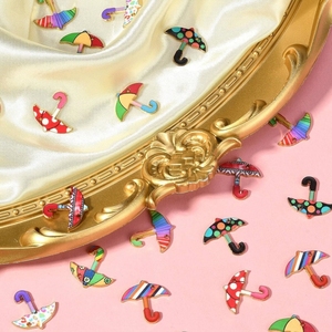 Alliage pour enfants émail <span class=keywords><strong>parapluie</strong></span> balancent breloque voyage vacances thème bijoux accessoire - Product Image 5