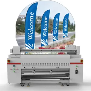 1.3M Double I3200/I1600 Printhead Digital Direct to Flag Printing Machine For Make Feather/Teardrop/Backpack Flags