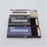 Boîte en carton personnalisée 70mm 80mm 98mm 116mm pour magasin de détail, étui pour pré-rouleaux de 5 emballages avec séparateurs et fente pour allumettes