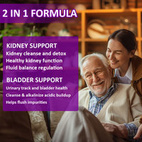 Cápsulas 2 en 1 para la Limpieza y Desintoxicación Renal con Raíz de Astrágalo, Sin OMG, para el Apoyo de la Salud Renal y Vesical, MOQ Bajo