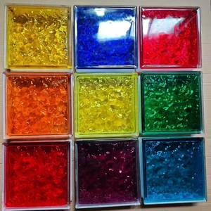 Blocs de verre creux cristal clair couleur personnalisée carré Art briques salle de bain cloison rénovation murale conceptions - Product Image 5