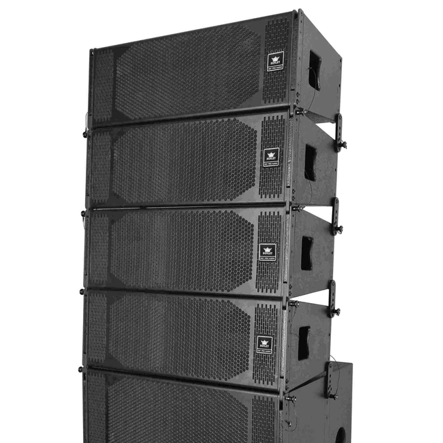 Dual 8 Inch 2-Way Line Array Speaker 500W Rated Power 127dB Max SPL Professional Audio for Stadium Outdoor Performance