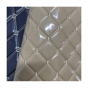Dernière conception de cuir synthétique PU brodé en PVC avec mousse pour siège de voiture pour meubles - Product Image 4