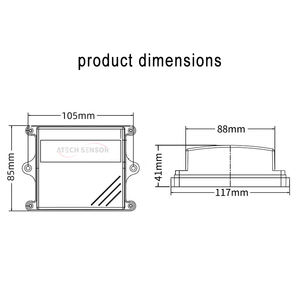 Датчик диоксида серы высокоточный датчик загрязнения газа RS485 промышленный класс SO2 детектор газа - Product Image 4