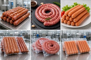 Ligne de production de saucisses hydraulique automatique à haut rendement – <span class=keywords><strong>Prix</strong></span> de la machine à saucisses - Product Image 2