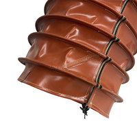 Fibre de verre Caoutchouc Silicium Tissu Nylon ignifuge Manchon à soufflet