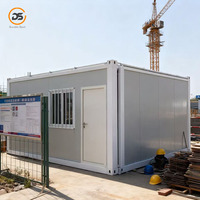 Maison conteneur pliable en acier de luxe moderne, préfabriquée en kit, mobile, à ossature légère en acier, pour bureau, atelier, entrepôt, certifiée CE