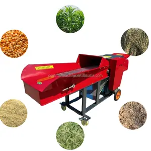 Mesin pemotong Chaff multifungsi disediakan mesin rumput pertanian unggas untuk hewan pertanian 1000kg/jam