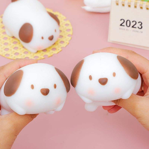 2025 New Tpr Flashing Puffer Ball <b>Light</b> up <b>Rabbit</b> Puffer Ball Animals for Kids Toy Soft Toy Bouncy Ball - Product Image 2