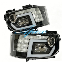 Nouveaux phares de voiture à LED DRL Angel Eye Projector 12V pour Hiace 2005-2018