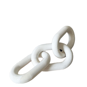 Novedad, Decoración de Cadena de 3 Eslabones con Patrón de Naturaleza Muerta en Madera de Mango Ligera, Decoración Moderna para el Hogar de Estilo Rústico, Directo de Fábrica - Product Image 5