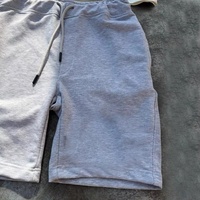 Ensemble décontracté deux pièces pour homme, personnalisable, surdimensionné, en coton peigné tissé uni, short en tissu éponge lavé, respirant, style streetwear