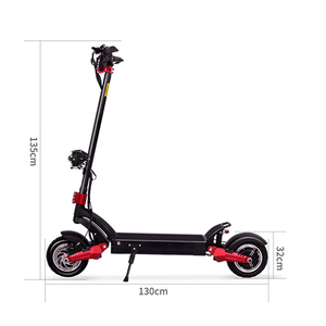Patinete Eléctrico Plegable Mini de 10 Pulgadas, Popular en 2022, 18AH 52V 60V 3200w, Motor Dual, Unisex, Económico, de China - Product Image 5