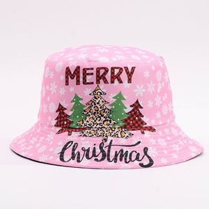 Sombrero de Pescador Reversible de Doble Cara con Estampado Navideño de Santa Claus y Muñeco de Nieve, Gorro de Sol Festivo - Product Image 4