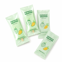 Sacs d'emballage pour glaces et sucettes glacées avec logo personnalisé imprimé en gravure, scellables à la chaleur, en BOPP de qualité alimentaire, emballage plastique pour produits congelés