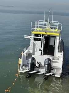 <span class=keywords><strong>Bateau</strong></span> de travail en alliage d'aluminium personnalisé avec fond en V profond pour la sécurité et le sauvetage maritimes - Product Image 4