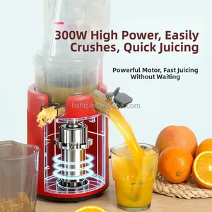 Extracteurs de jus à froid faciles à nettoyer, extracteurs de jus lents avec une grande <span class=keywords><strong>goulotte</strong></span> d'alimentation de 138 mm, adaptés aux fruits et légumes entiers - Product Image 3