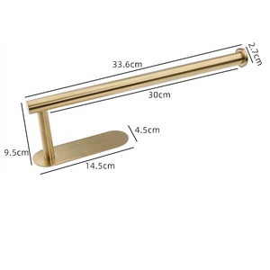 Support adhésif 3M pour papier essuie-tout sous l'armoire, en acier inoxydable, sans perçage, pour cuisine - Product Image 6