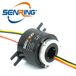 Hot Selling Slip Ring Bore Size 12mm Mini OD 35mm 6 Wires Each 5A Rotating 360