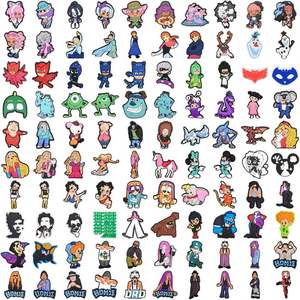 Accessoires de chaussures Homie personnalisés pour sandale Characters en <span class=keywords><strong>PVC</strong></span> Sing Shoe Charms pour la décoration de cadeaux Girly en gros - Product Image 5