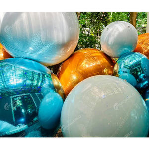 Boules de miroir gonflables réutilisables de grande <span class=keywords><strong>bulle</strong></span> de <span class=keywords><strong>prix</strong></span> en vrac blanc coloré transparent de PVC pour la décoration publicitaire - Product Image 5