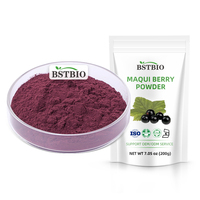 Poudre d'extrait de baie de Maqui naturelle en vrac, approvisionnement direct usine, Anthocyanine 25% 35%