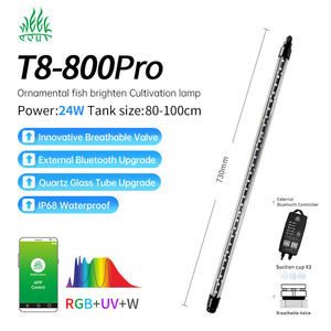 WEEKAQUA lampu akuarium T8, cahaya <span class=keywords><strong>Led</strong></span> Ip68 Underwate Arowana ikan Super merah untuk tangki ikan arwana - Product Image 6