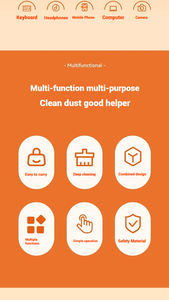 Mobiele Toetsenbord Diepe Reiniging Gereedschapset - Product Image 3