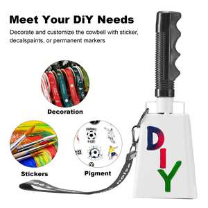 Campana Metálica Personalizada con Logotipo para Eventos Deportivos - Venta al por Mayor de Artículos para Hacer Ruido para Animar a los Fanáticos y Regalos Promocionales - Product Image 5