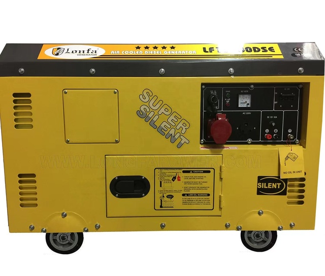 Industrial 10kw 10000watt Air-Cooled Engine 12 Kw 12kw 12kVA 12000watt Silent KIPOR KDE KDE12STA KDE12STA3 Diesel Generator