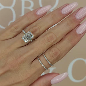 الأزياء استيراد بضائع الصين روز الأحجار الكريمة الفرقة الرجال 925 الفضة 2021 الطبيعي زوجين وعد الأحمر روبي خاتم الأحمر روبي خاتم الماس - Product Image 2