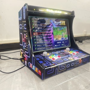 Cabinet Arcade Classico Multigioco a 2 Giocatori con Gettoniera per Bambini, Macchina da Gioco Retrò da Tavolo (Bartop) - <span class=keywords><strong>Saga</strong></span> Inglese/Spagnola - Product Image 6