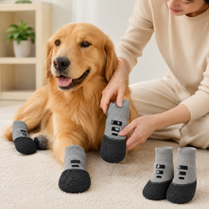 Chaussettes antidérapantes <span class=keywords><strong>pour</strong></span> <span class=keywords><strong>chien</strong></span> <span class=keywords><strong>avec</strong></span> semelle en caoutchouc <span class=keywords><strong>imperméable</strong></span>, chaussures tricotées <span class=keywords><strong>pour</strong></span> animaux de compagnie, protection des <span class=keywords><strong>pattes</strong></span> <span class=keywords><strong>pour</strong></span> chiens - Product Image 6
