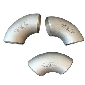 1 1/4 "42.3mm DN32 32A sch10 90 khuỷu tay lắp ống b16.9 LR liền mạch 1.4307 A403 wp304l SCH 10 khuỷu tay không gỉ 90 - Product Image 1