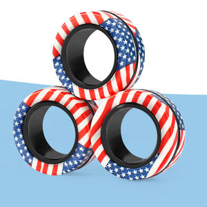 Nueva 3 piezas magnético Spinne <span class=keywords><strong>anillo</strong></span> de Fidget Spinner imán Fidget Juguetes | Juguetes Fidget | Fidget juguetes descomprimir antiestrés magnético anillos de Spinner Juguetes - Product Image 2
